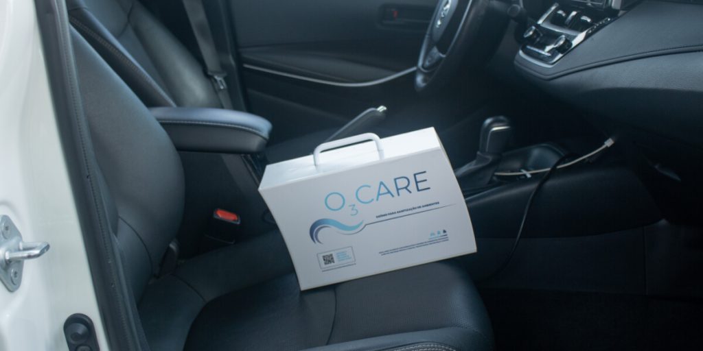 Oxisanitização do carro com O3Care