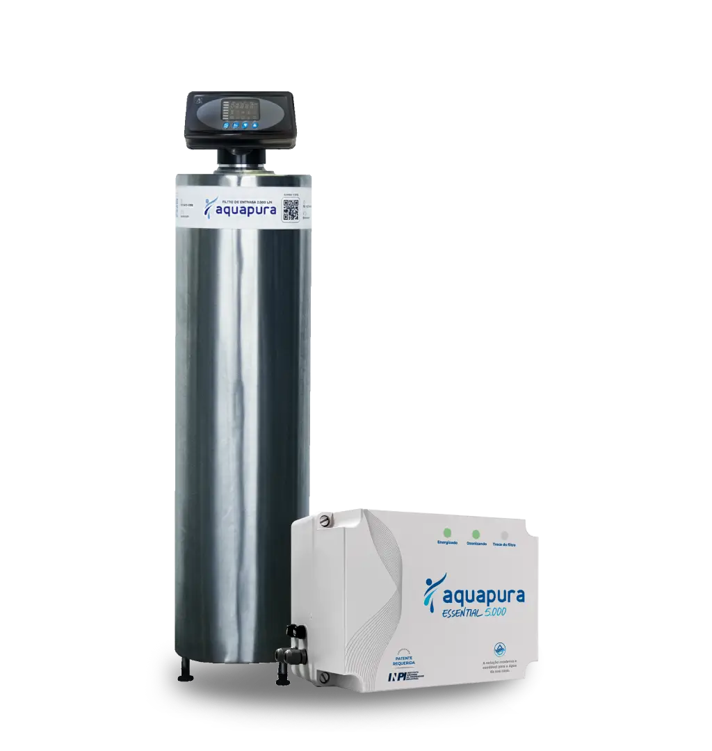 Sistema Completo Aquapura com filtro de entrada e ozônio