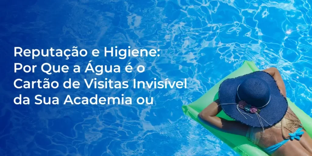 Piscina com tratamento por gerador de ozônio oferecendo água limpa e confortável em academia.